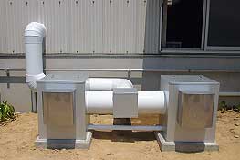 地中熱パイプ埋設箇所