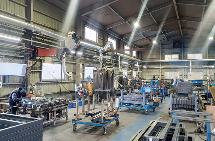 有限会社尾中鉄工所様工場内観