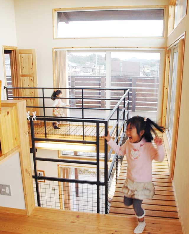 吹き抜けのある快適空間